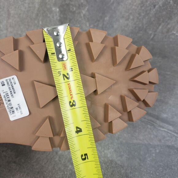 Schutz Ankle Boots 10 B Brown Leather Hiker Lace Up Sutton Booties - Picture 12 of 12